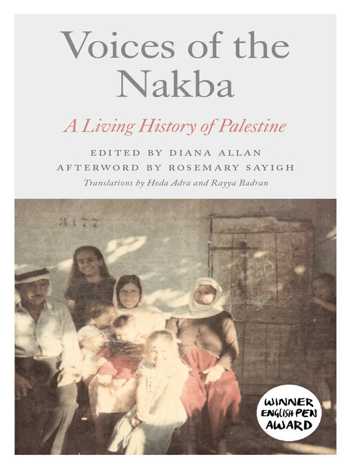 Title details for Voices of the Nakba by Diana Allan - Available